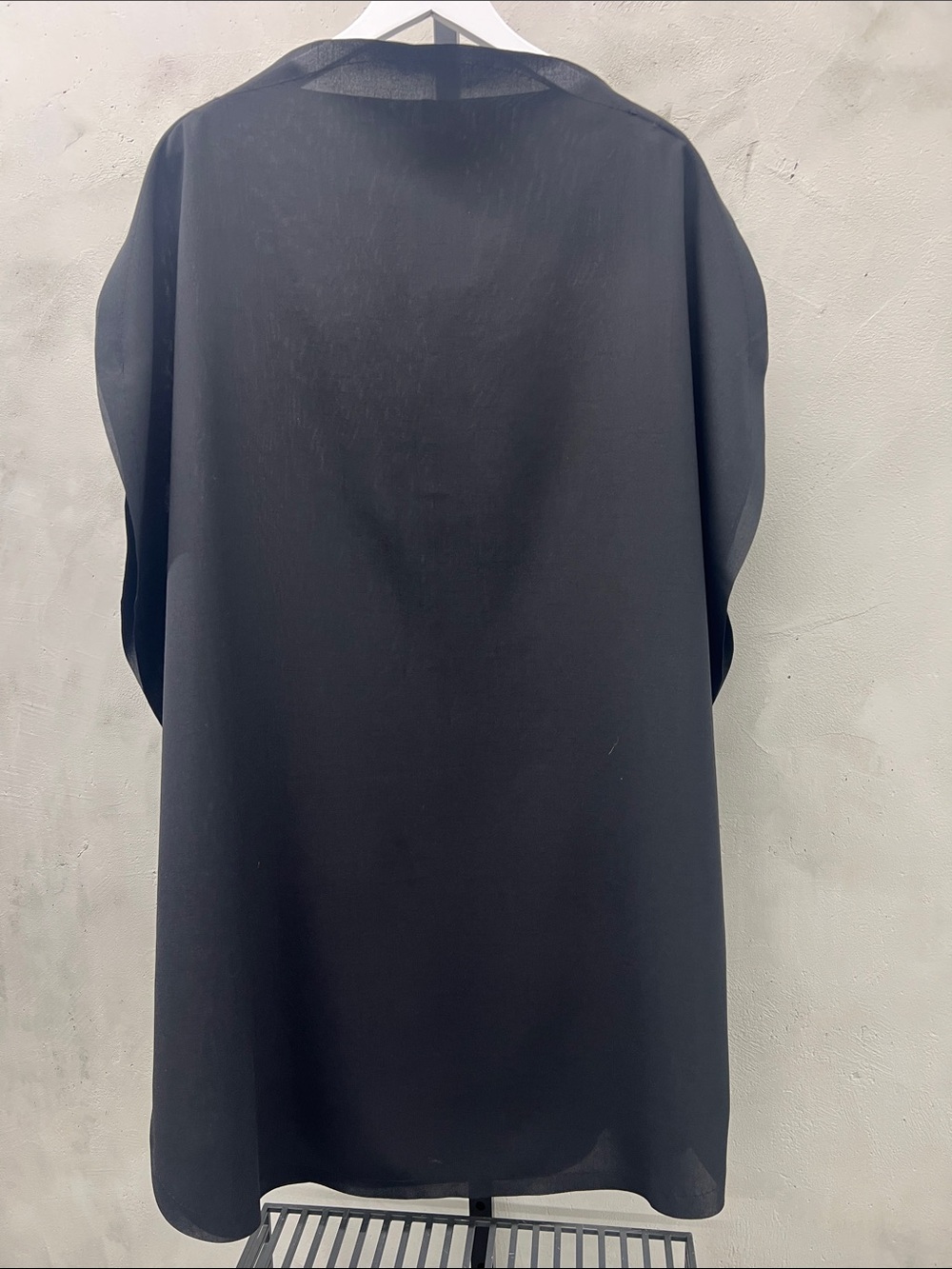 COS Black Round Midi Dress